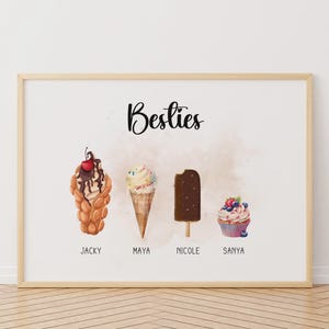 Custom Personalised Portrait, Roommates Drink Print, Roomies Dorm Decor, Alcohol Cocktail Poster, Friends Apartment Present, Keepsake gift