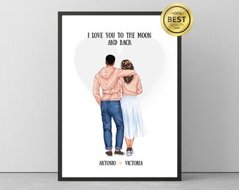 Couple Personalised Gift, Gift for Boyfriend, Gift for Husband, Gift for Wife, Valentines Gift, Boyfriend Personalised Gift, Valentines Day