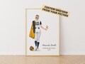 Personalized Softball Graduation Print, Senior Gift, Custom Illustration (Digital Download) product logo