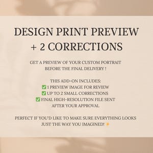 Revisión de diseño de impresión antes del envío + 2 Correcciones