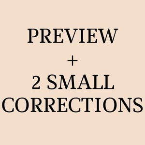 Portrait Revision Add-On – 2 Minor Changes