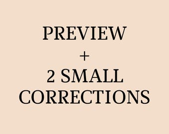 Portrait Revision Add-On – 2 Minor Changes