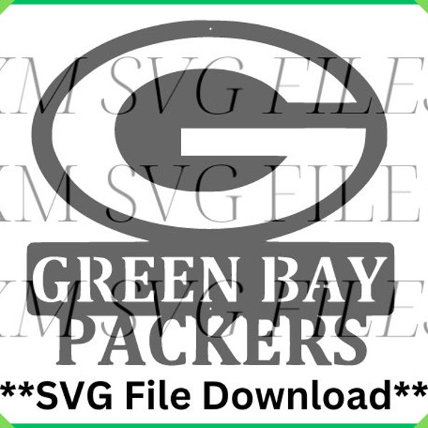 Green Bay Football SVG File, SVG Digital Download, Instant Download SVG File, svg Cutting File, Svg Print