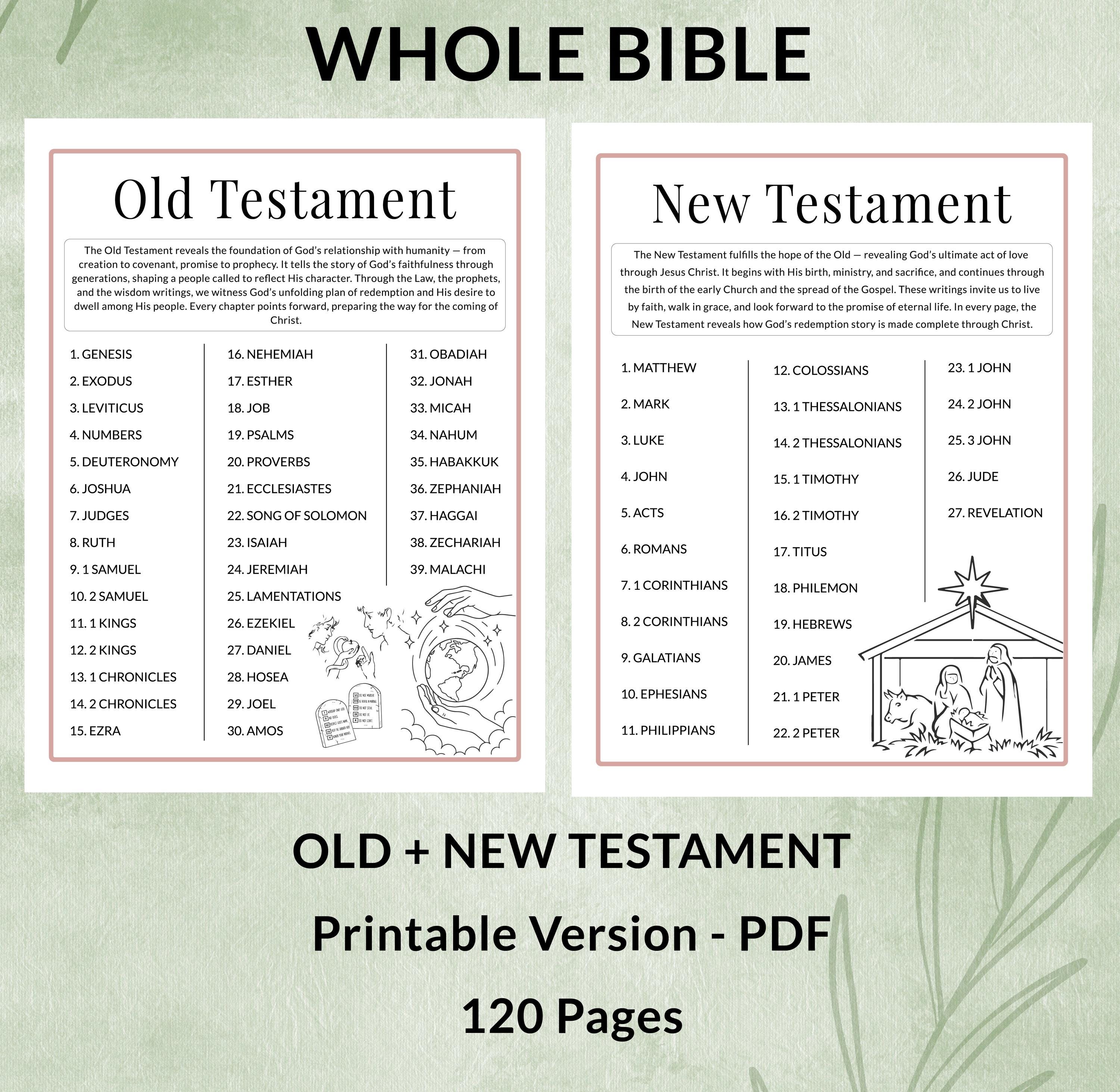 Printable Bible Study Guide: Scripture Workbook & Faith Journal PDF - Etsy
