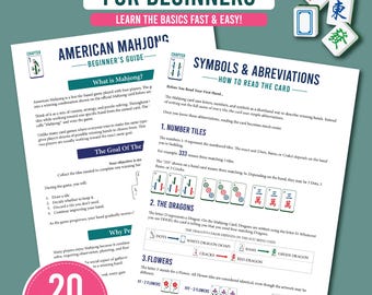 Amerikaanse mahjonggids, NMJL-regels, Charleston, Jokers, pdf-strategie
