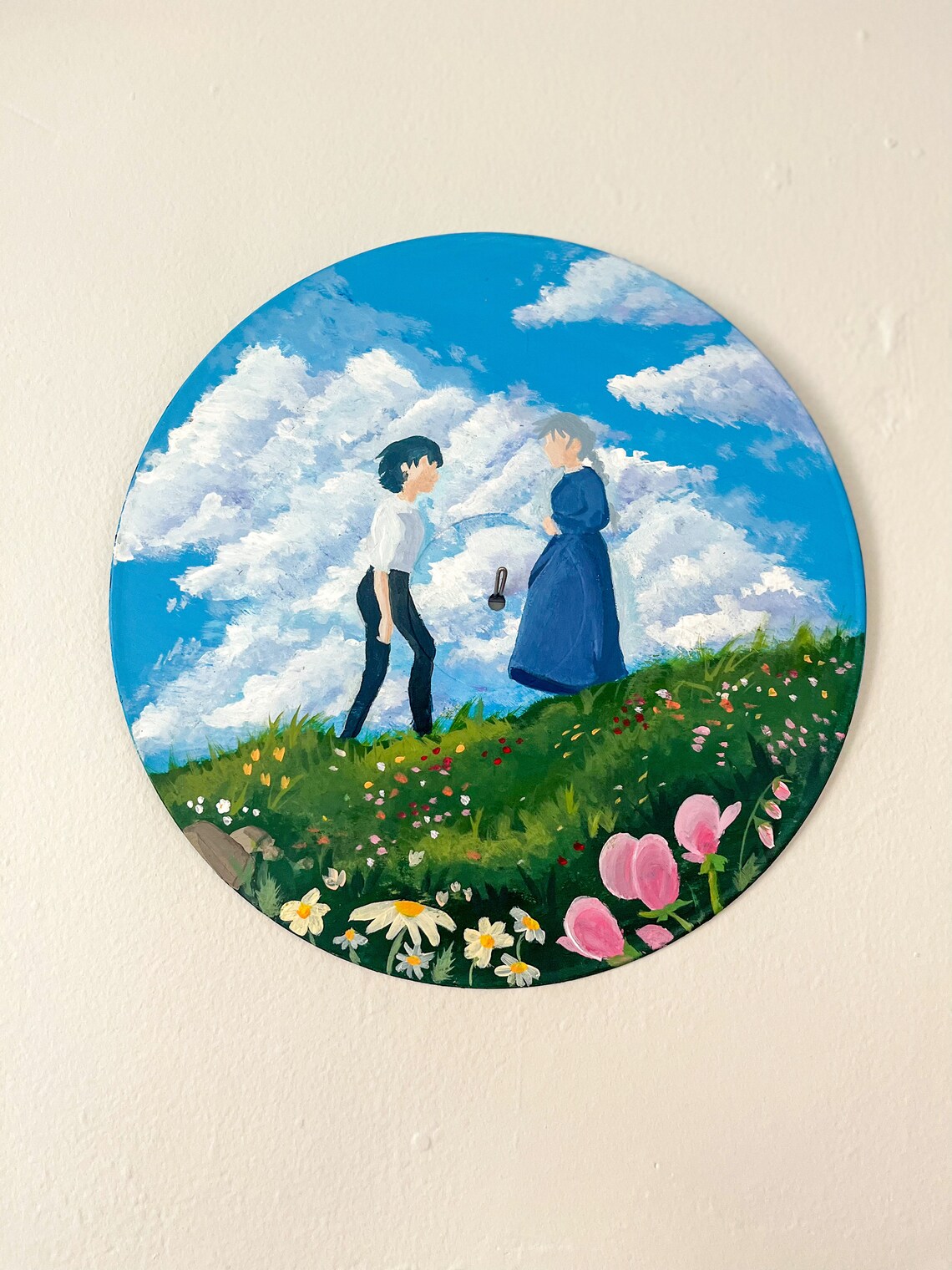 Handpainted Vinyl Records Studio Ghibli Themed Etsy Canada