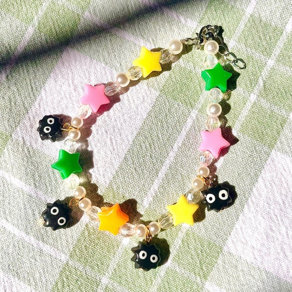 Spirited Away Soot Sprite Charm Bracelet Studio Ghibli, Adorable