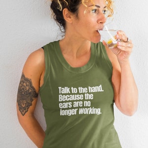 Schitt&#39;s Creek Merch Johnny Quote Ladies’ Muscle Workout Tank