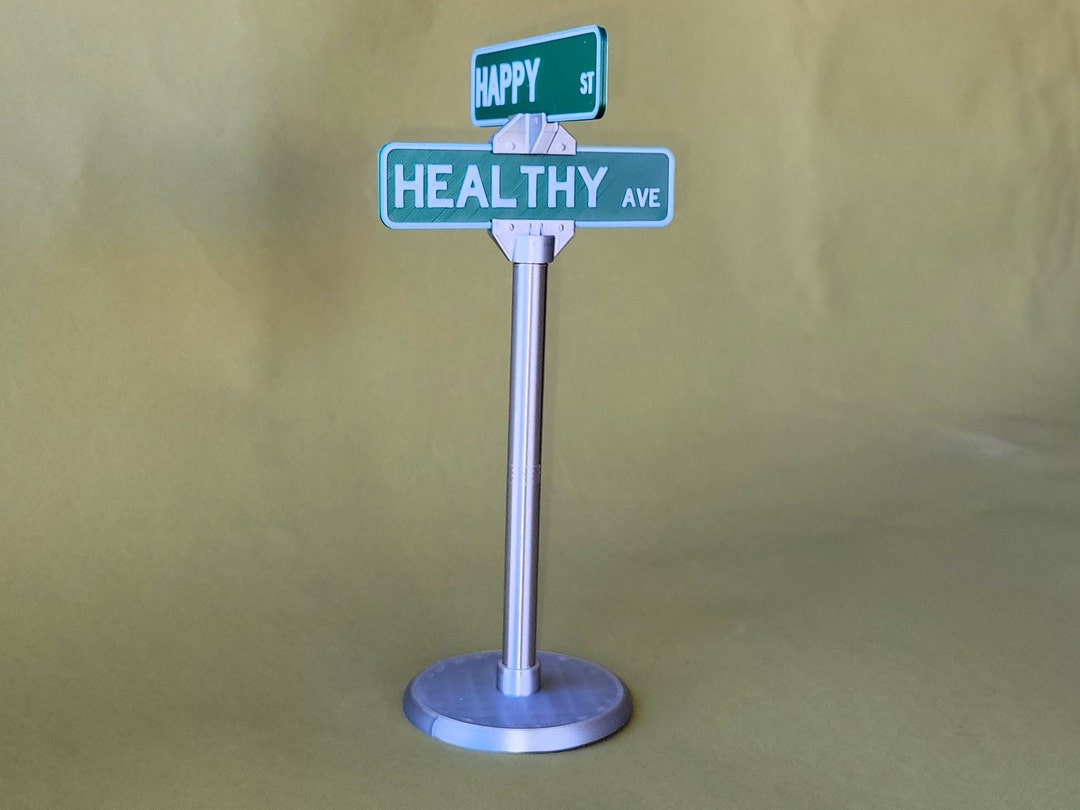 Unique 3D Printed Crossroad Street Signs Etsy