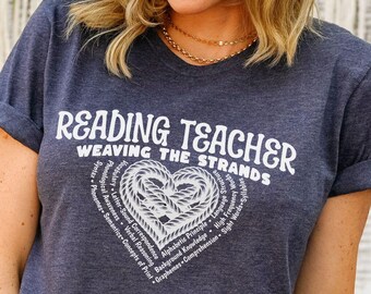 Science of Reading Teacher Rope Shirt,Reading Interventionist Gift,Phonics Tee, Syllable Tshirt,Specialist Intervention Teaching Team Shirts