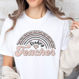 Science of Reading Teacher Shirt,Reading Interventionist Gift,Retro Phonics Tee,Syllable Tshirt,Specialist Intervention Teaching Team Shirts