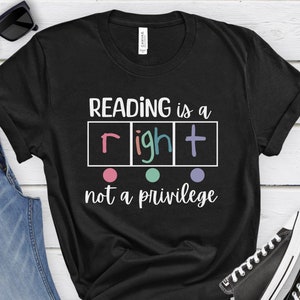 Reading Teacher Shirt, Literacy Coach Gift,Gifts for Intervention Teachers,Science of Reading Phonics Shirts,Interventionist Team School Tee