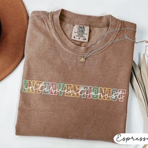 Comfort Colors® Interventionist Shirt, Reading Math Intervention Teacher Shirts, Literacy Specialist Appreciation Gift,Back to School Gifts