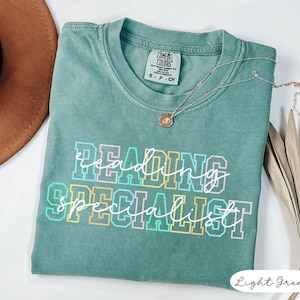 Comfort Colors® Reading Specialist Shirt, Reading Intervention Teacher Team Shirts, Teacher Appreciation Gift,Back to School,Teachers Gifts
