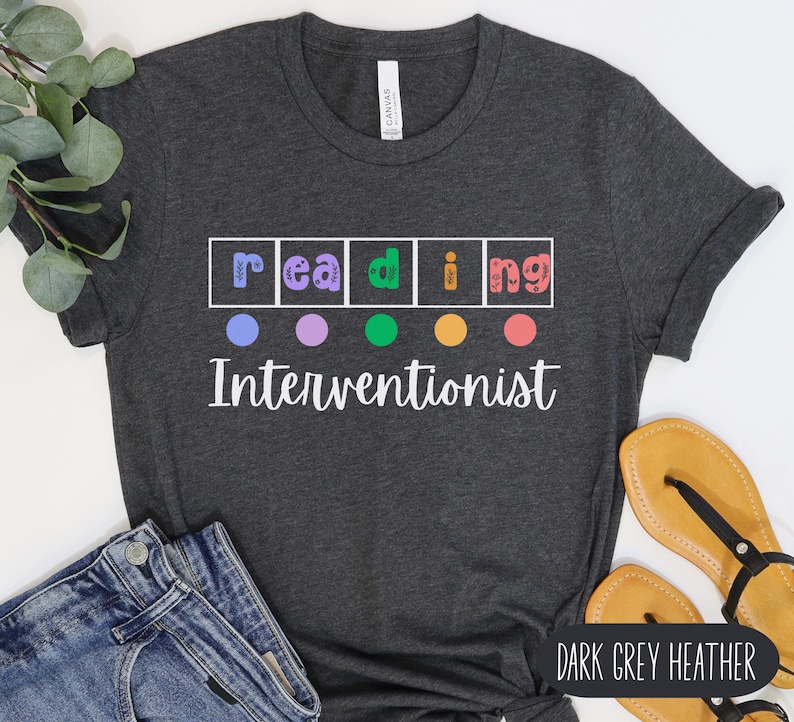 Reading Interventionist Shirt, Reading Teacher Gift, Science of Reading, Intervention Teacher, Phonics Reading T-Shirt Tee, Literacy Coach afbeelding 2