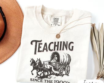 Comfort Colors® Funny Teaching Since the 1900s Teacher Shirt, Veteran Teachers Gift, Be Patient I'm From the 1900s T-Shirt, Retirement Gifts