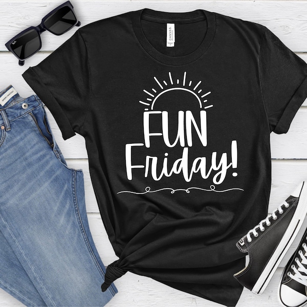 Fun Friday Shirt ,Teacher Shirt,Teacher Gift,Mom Shirt ,Fun Tee,Fun Friday,TGIF Shirt,Friday Shirts,Gifts for Women,Funny Mom Shirt,Weekend