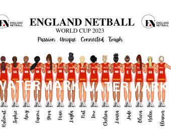 Official England netballs World Cup Gift 2023