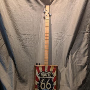 Route 66 Electric Cigar Box Guitar