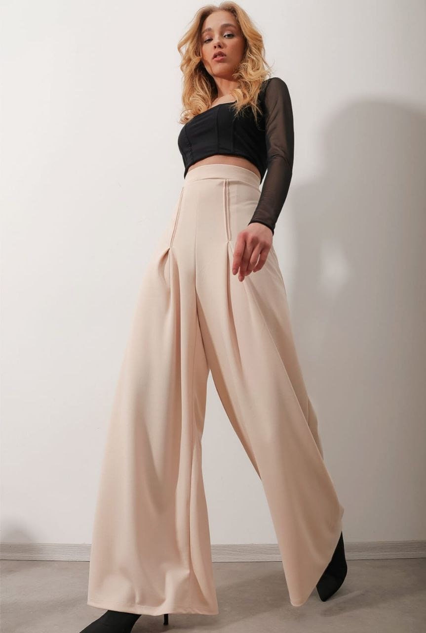 Wide-Leg Palazzo Pants main image 1