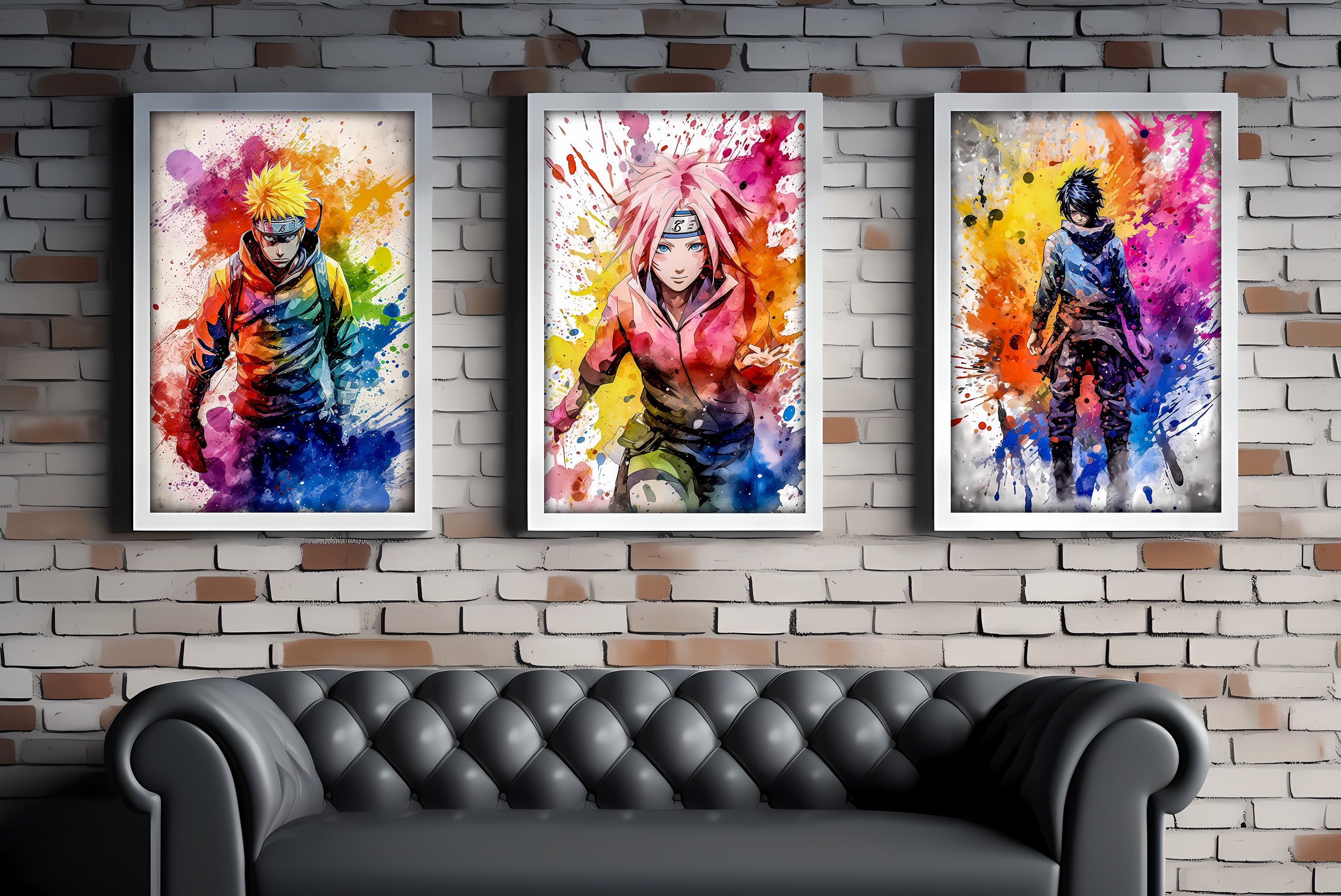 Qiuni Anime Uchiha Shisui Naruto Modern Canvas Art Print 30x45cm :  : Home & Kitchen