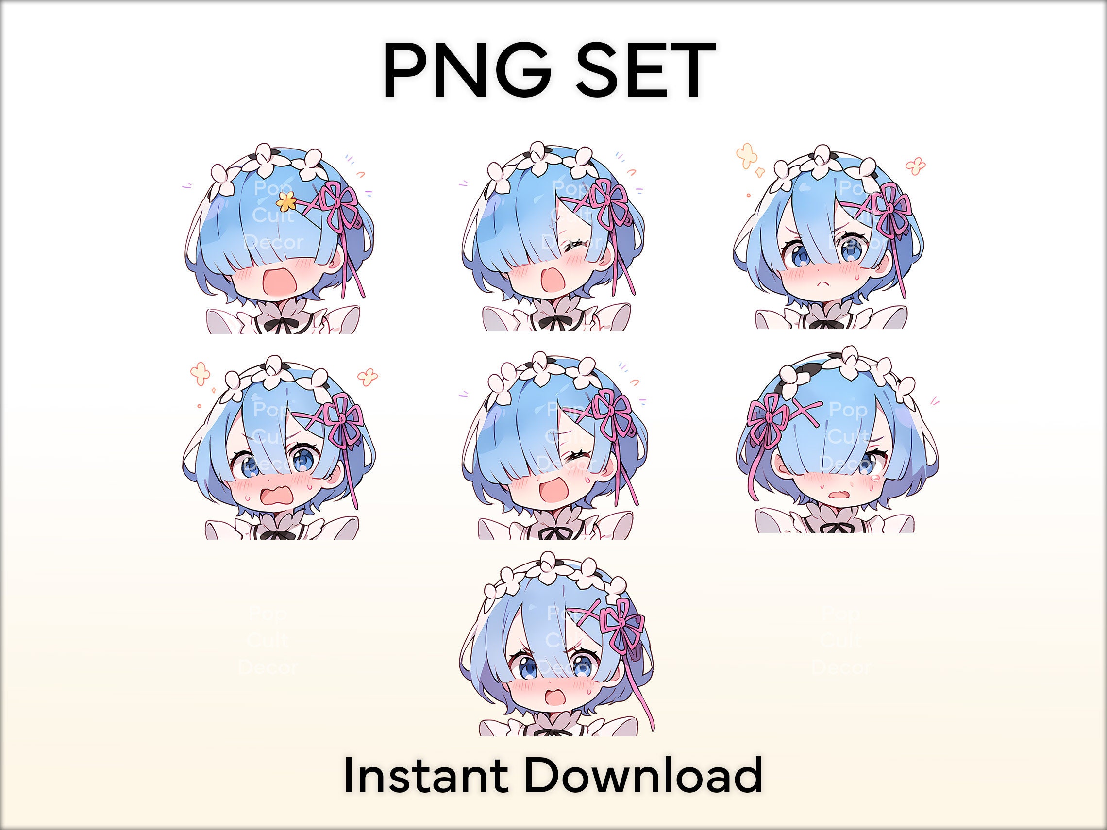 Anime chibi rem re:zero