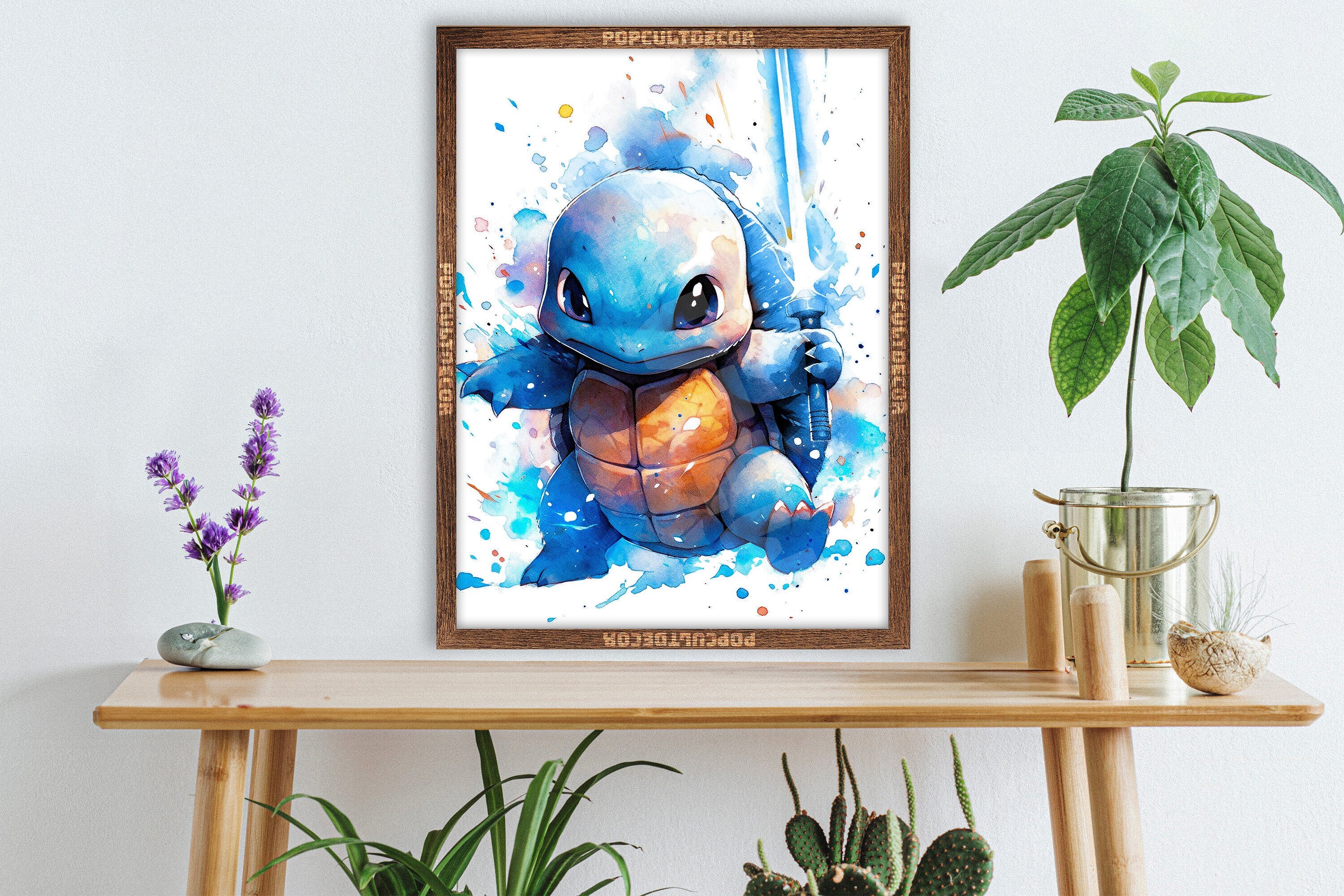 Popular Anime Monsters Watercolor. Poster Room Nursery - Etsy