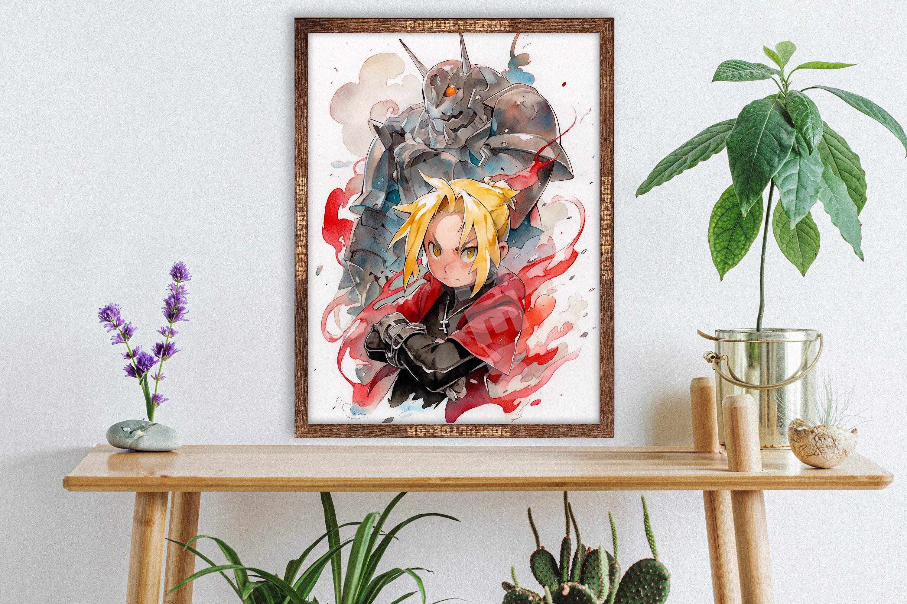 KJHGNHJKJ Anime Father Fullmetal Alchemist Brotherhood Canvas Art Poster  and Wall Art Picture Print Modern Family bedroom Decor Posters  08x12inch(20x30cm) : : Home & Kitchen