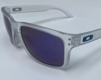 Holbrook Style Sunnies - clear frame/purple lens