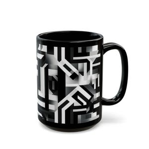 Chareau C Black Mug, 15oz