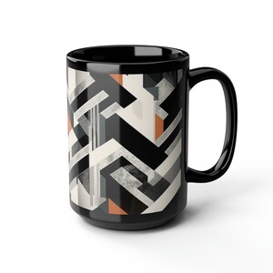 Chareau F Black Mug, 15oz