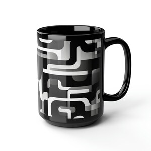 Chareau G Black Mug, 15oz