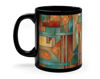 Wright I 11oz Black Mug