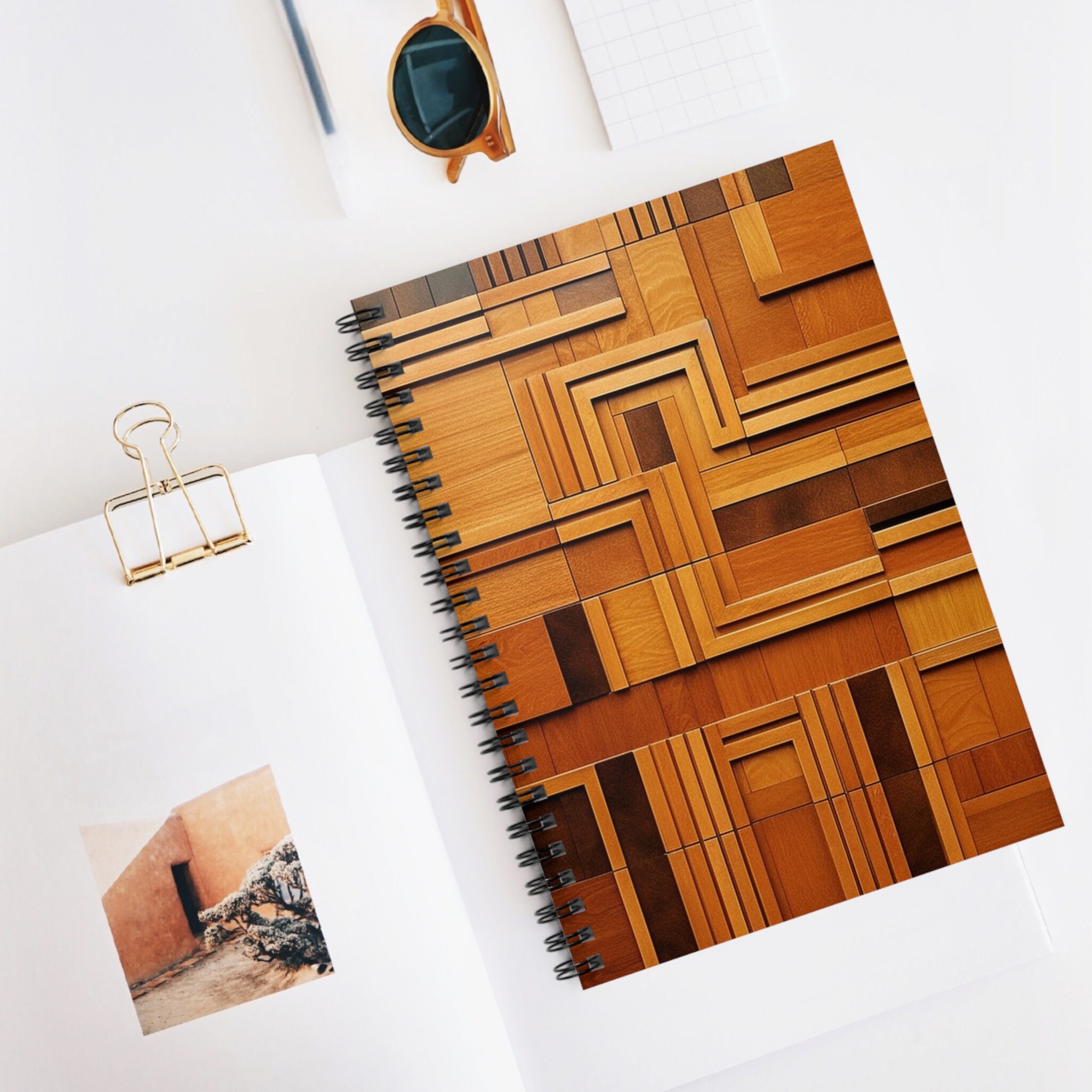 Usonian Spiral Notebook - Ruled Line