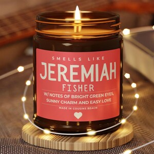 Team Jeremiah Candle TSITP Jellyfish Dorm Room Decor Pretty Summer Book Series image 4