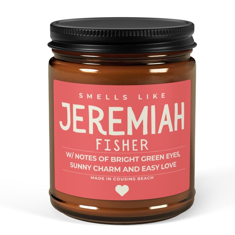 Team Jeremiah Candle TSITP Jellyfish Dorm Room Decor Pretty Summer Book Series image 2