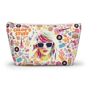 Personalisierte Pop Star Federmäppchen, Make-up Tasche für Mädchen, Party Favor Swag Bag, Zurück zu Schule Benutzerdefinierte Beutel Zubehör Reisetasche