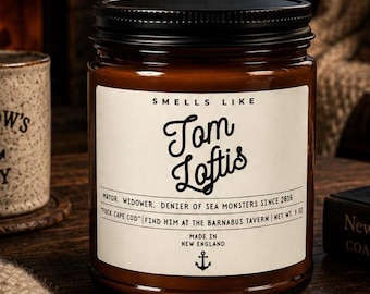 Tom Loftis TV Show Candle | Widow’s Bay Fan Gift | Matthew Rhys Obsessed | Haunted Coastal Town Candle Decor