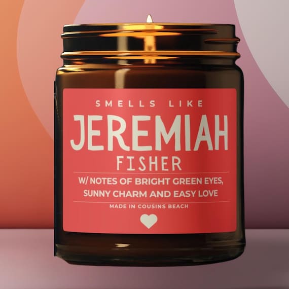 Team Jeremiah Candle TSITP Jellyfish Dorm Room Decor Pretty Summer Book Series