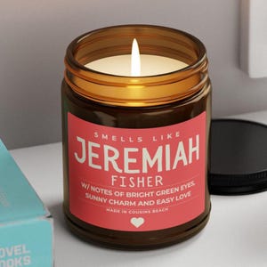 Team Jeremiah Candle TSITP Jellyfish Dorm Room Decor Pretty Summer Book Series image 5