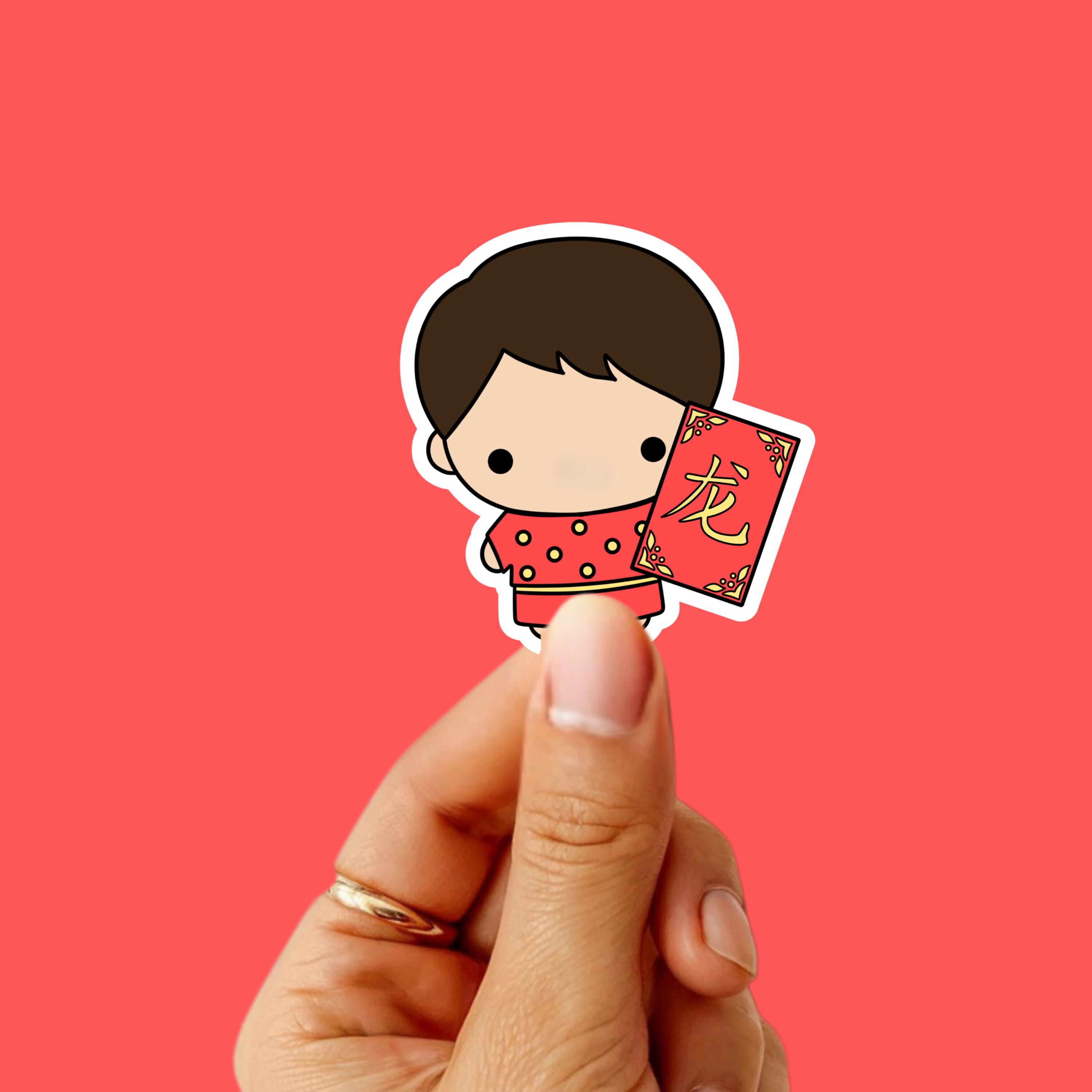Kawaii Lunar New Year Sticker Set Kawaii Cute Year of the Horse ...
