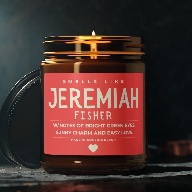 Team Jeremiah Candle TSITP Jellyfish Dorm Room Decor Pretty Summer Book Series image 6