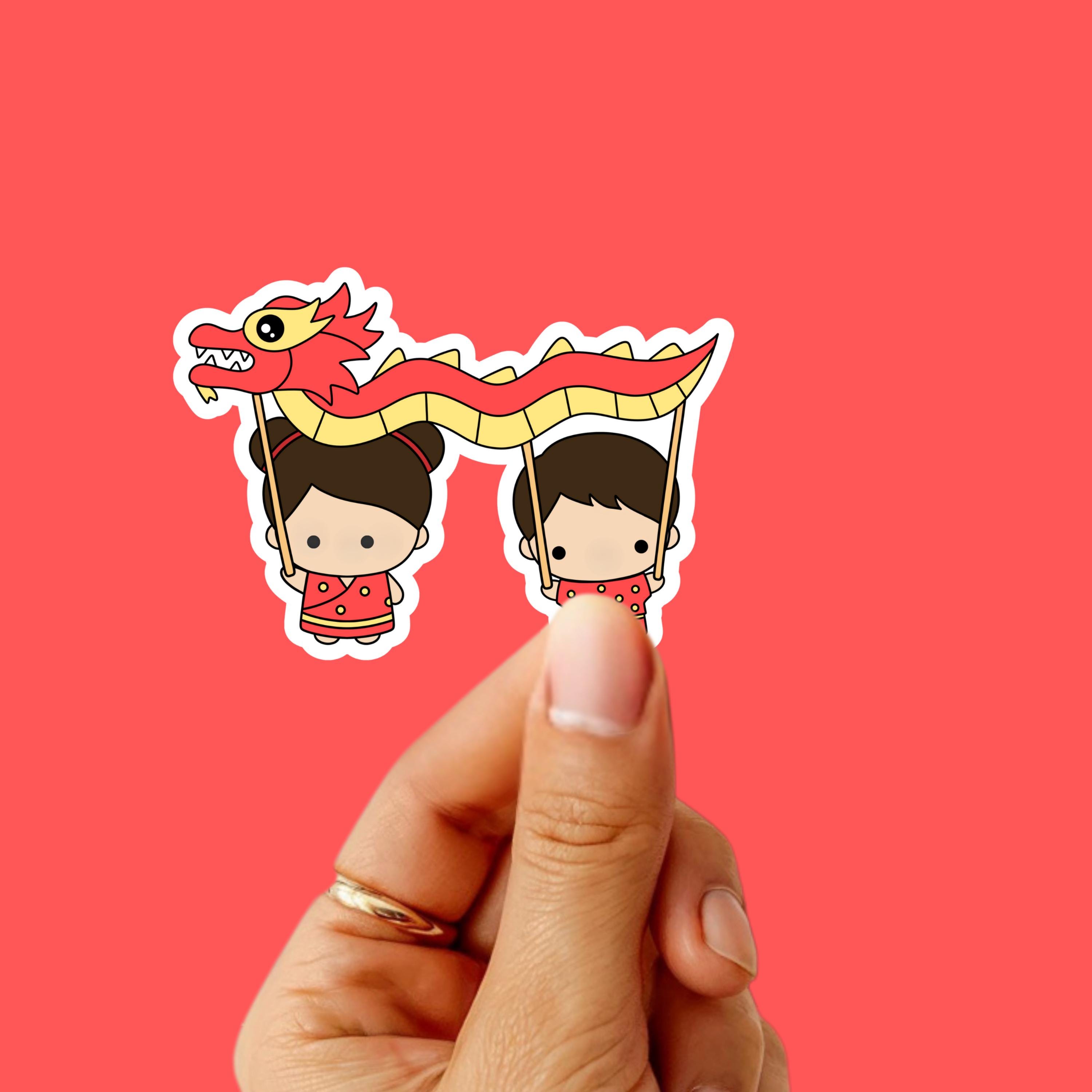 Kawaii Lunar New Year Sticker Set Kawaii Cute Year of the Horse ...