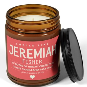 Team Jeremiah Candle TSITP Jellyfish Dorm Room Decor Pretty Summer Book Series image 3