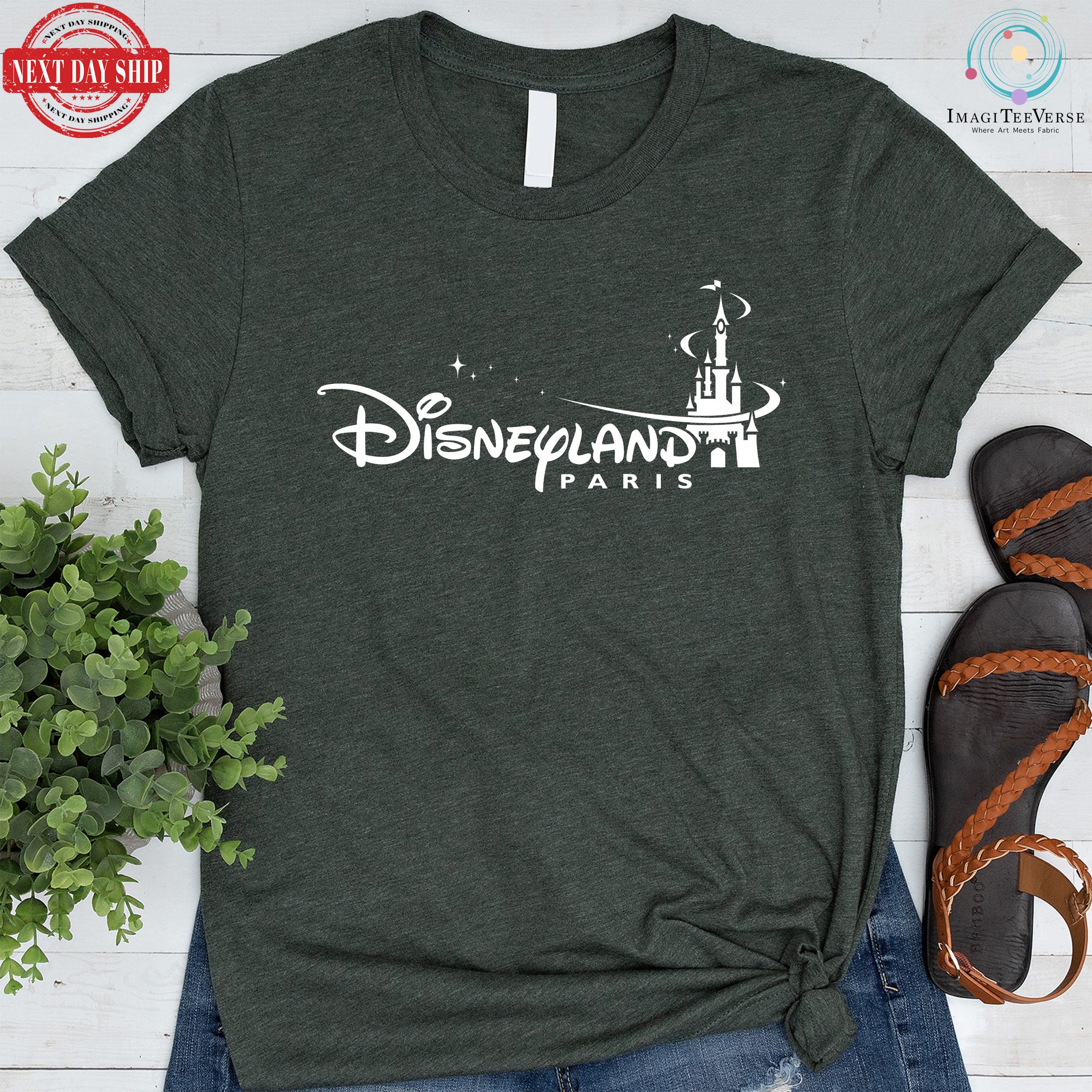 Disneyland Paris T Shirt Personalized Disney Family Vacation Etsy