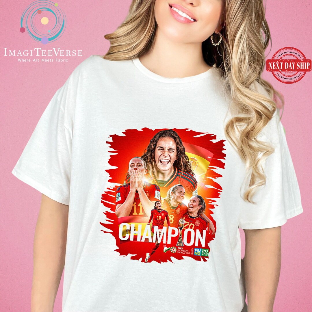 Women's World Cup 2023 Champion Spain Shirt Spain Women - Etsy