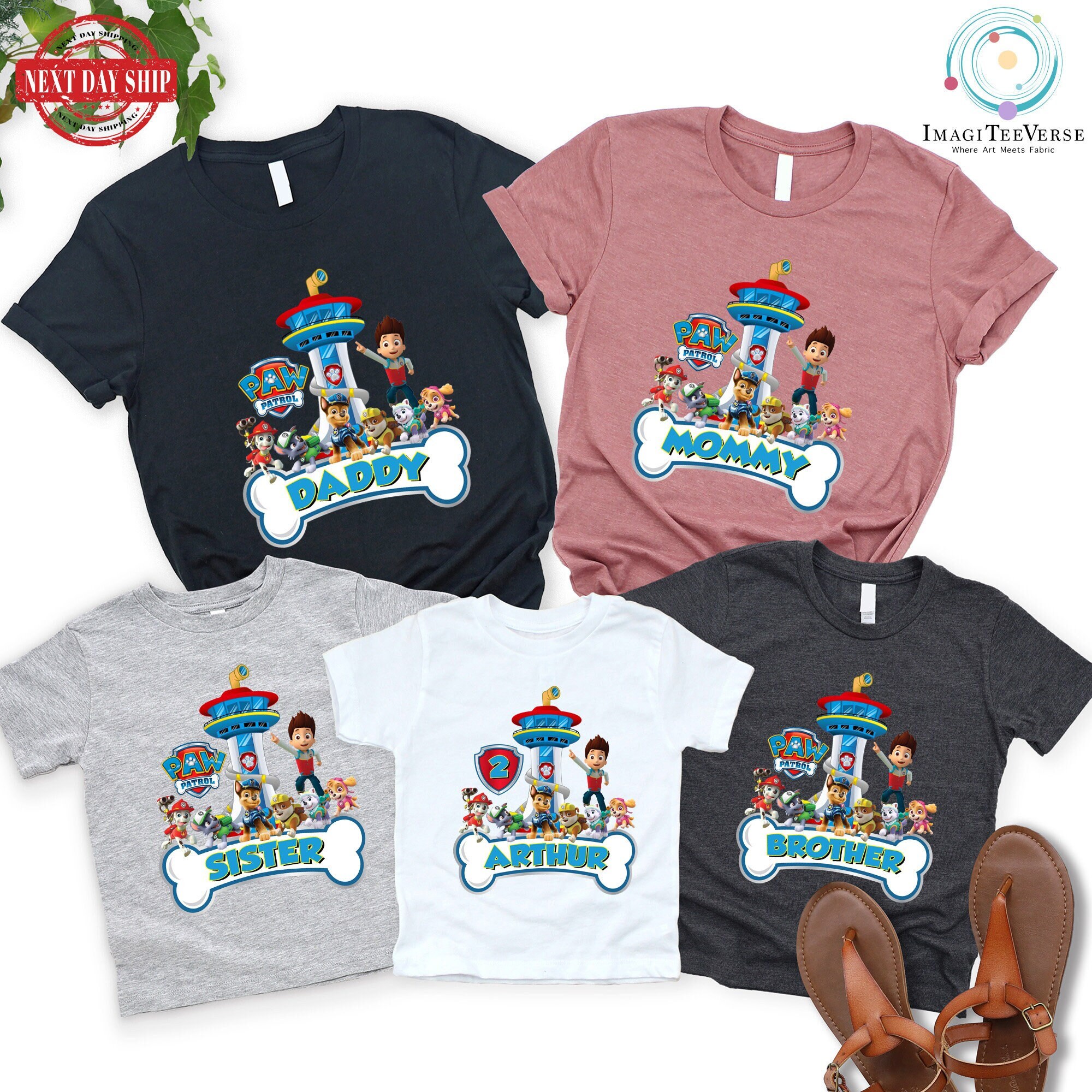 Playeras paw patrol Etsy M xico