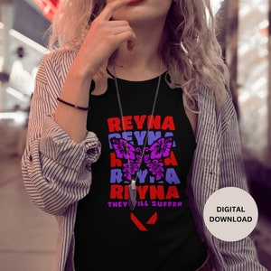 Valorant Reyna Print | Reyna Gaming tshirt png | Valorant Agent Png | Latina Mädchen | Spanischer Spruch | Maxikan Spruch | T-Shirt Drucke, pdf
