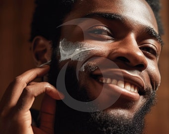 Male Facial, Esthetician, Diverse Beauty Stock Photos, Stock Photo Bundle, Stock Photos, Black Models, Black Stock Photos, Social