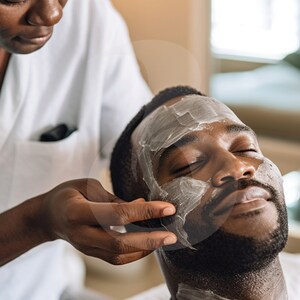 Male Facial, Esthetician, Diverse Beauty Stock Photos, Stock Photo Bundle, Stock Photos, Black Models, Black Stock Photos, Social